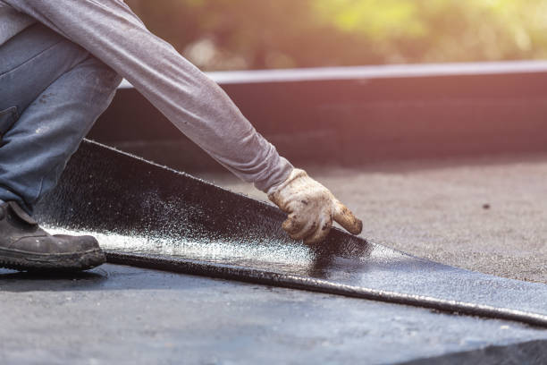 Professional Waterproofing technician working in Bristol, IN